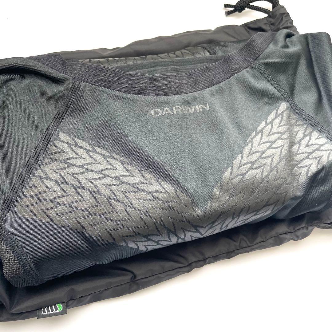 機能性アンダーウェア Darwin長袖ノーマル ブラックM