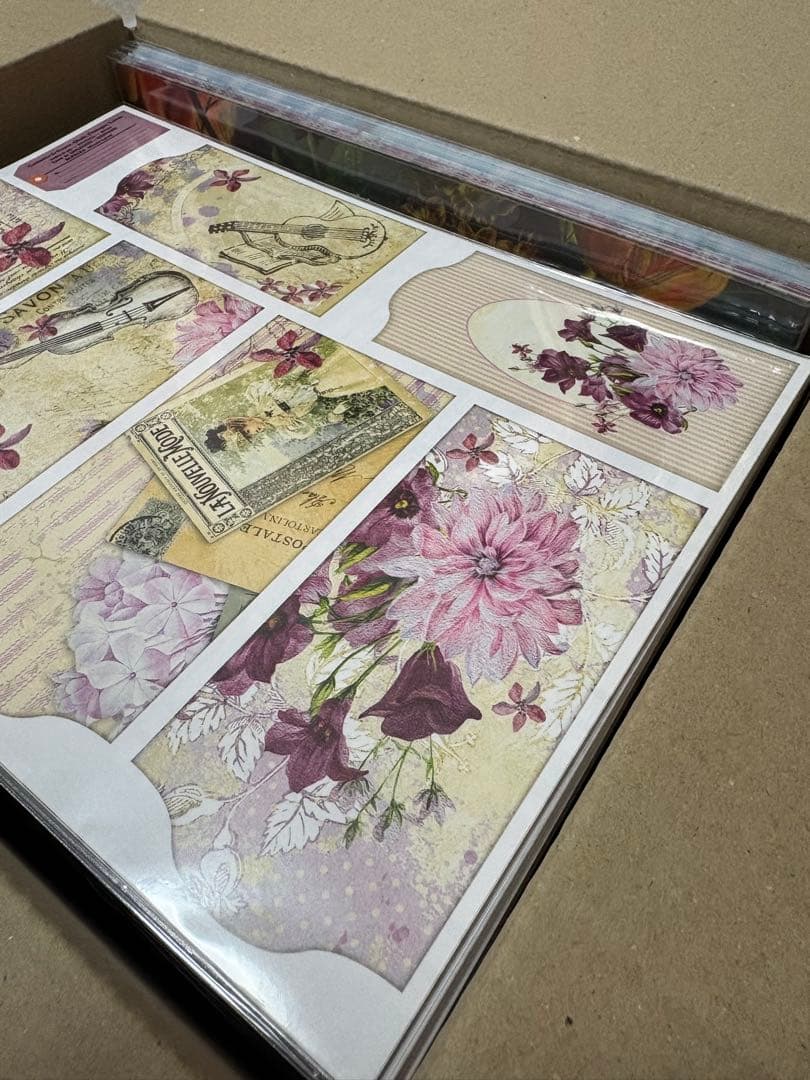 【ラスト】断捨離 A4デザペ&コラージュシート1,400枚以上