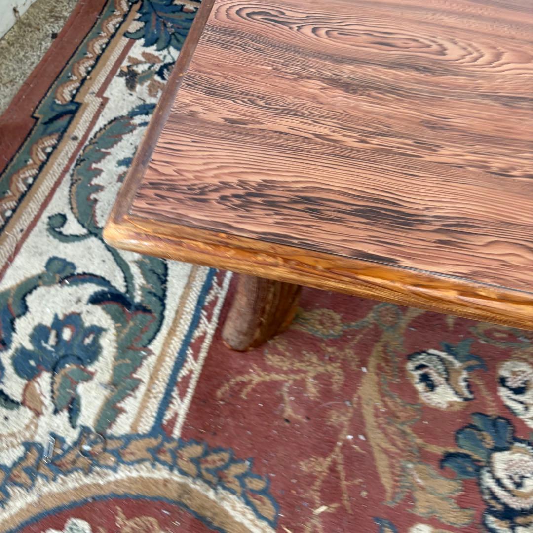 昭和レトロ 木製 折り畳み座卓 センターテーブル ローテーブル 大型テーブル