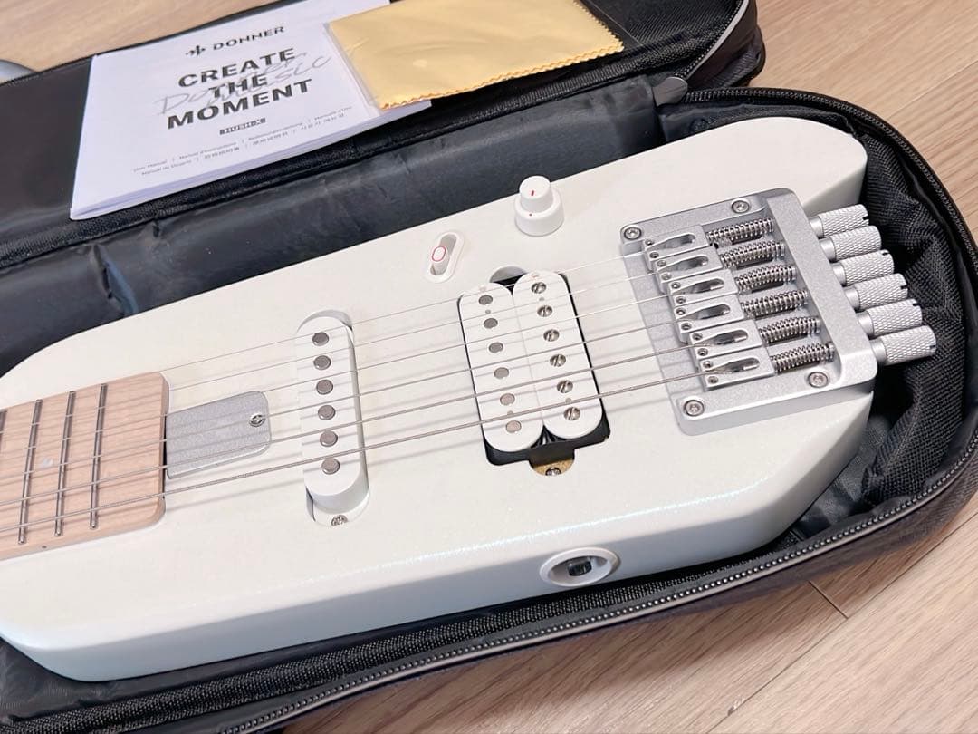 Donner HUSH-X エレキギター　ホワイト
