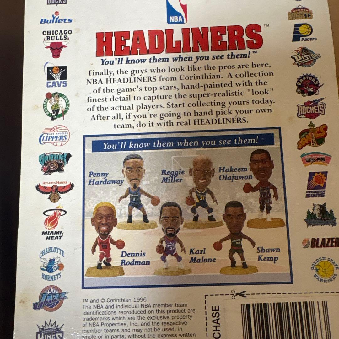 ヘッドライナーズフィギュア　7体　バスケット