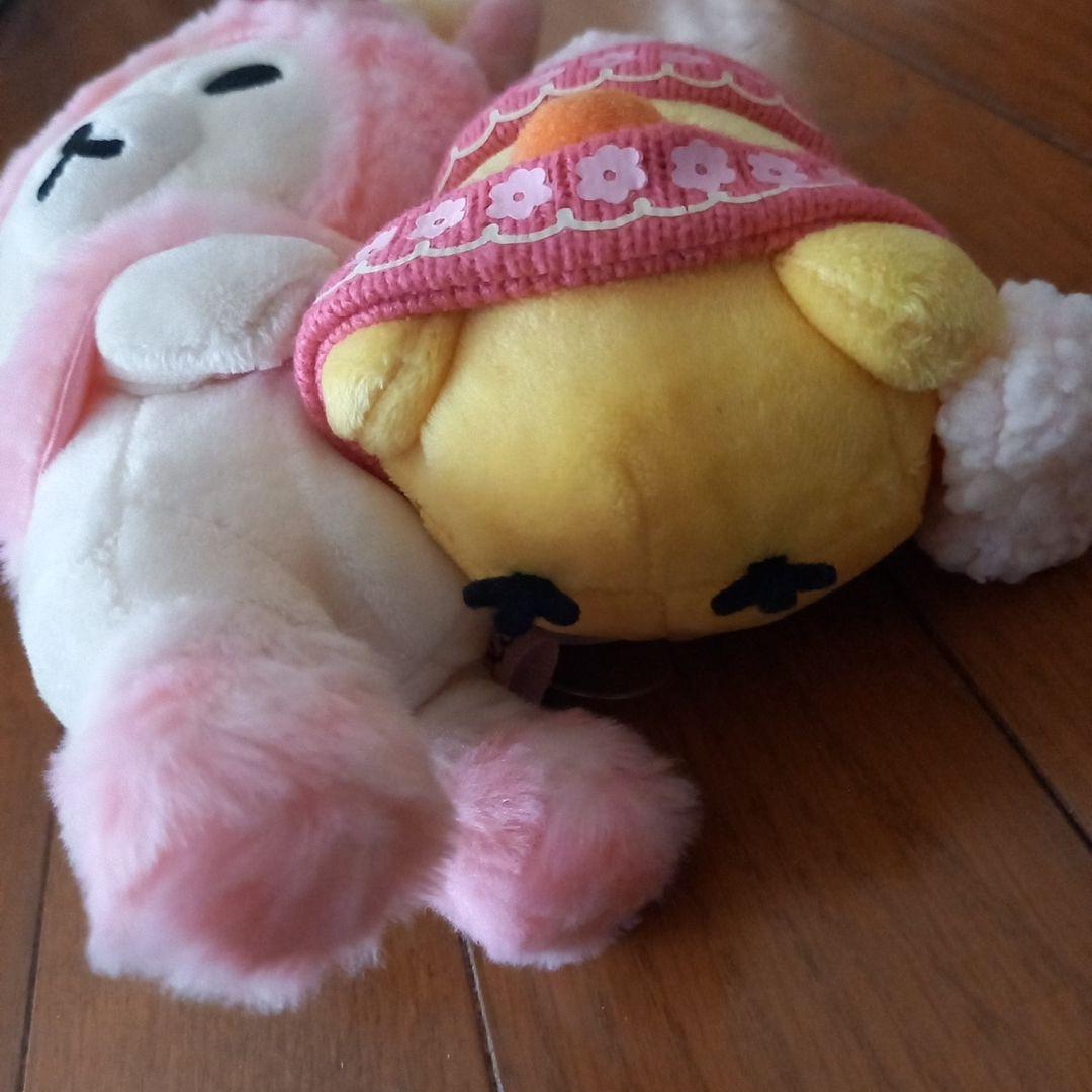 コリラックマうさぎ携帯スタンド　あつめてぬいぐるみ