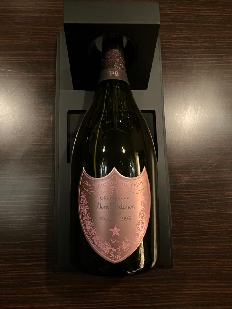 希少 1996 ドンペリ P2 ロゼ 空き瓶1専用ケース1