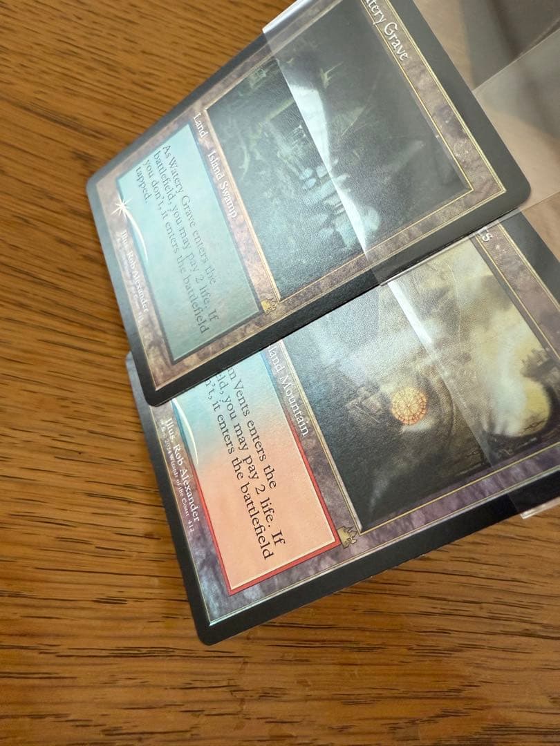 湿った墓　旧枠　英語foil 2枚セット