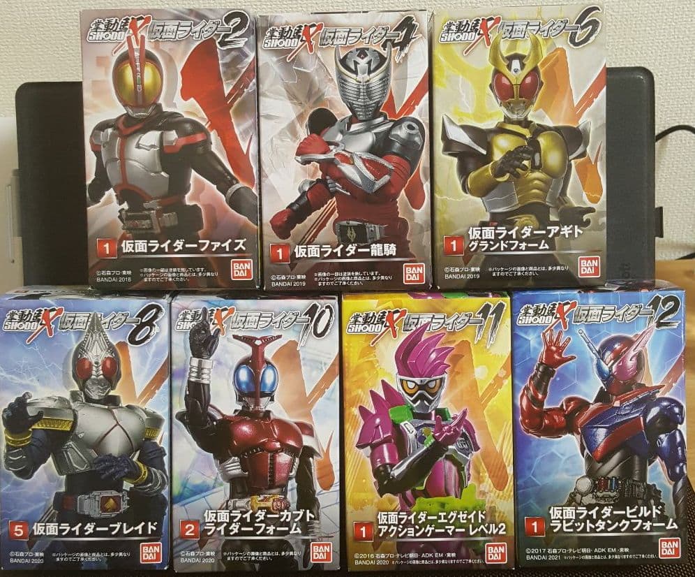 SHODO-X 仮面ライダー1～12『平成ライダー基本フォームセット』