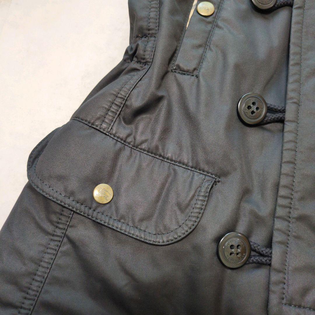 BURBERRY BLUE LABEL✨️ノバチェック裏地 モッズコート 黒