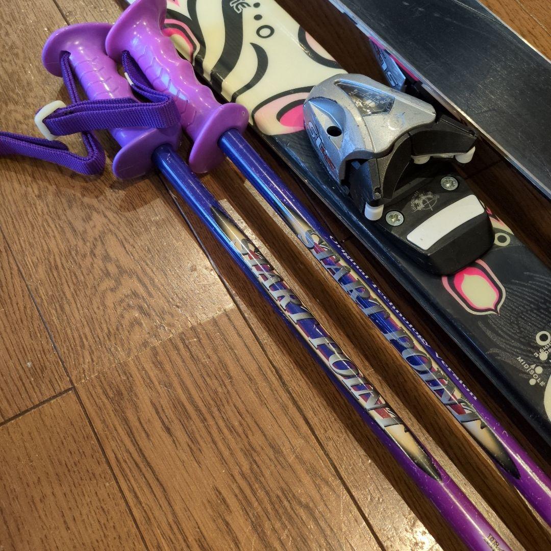 送料無料 K2 112cm ガールズ用スキーセット。ノルディカ20cmブーツ