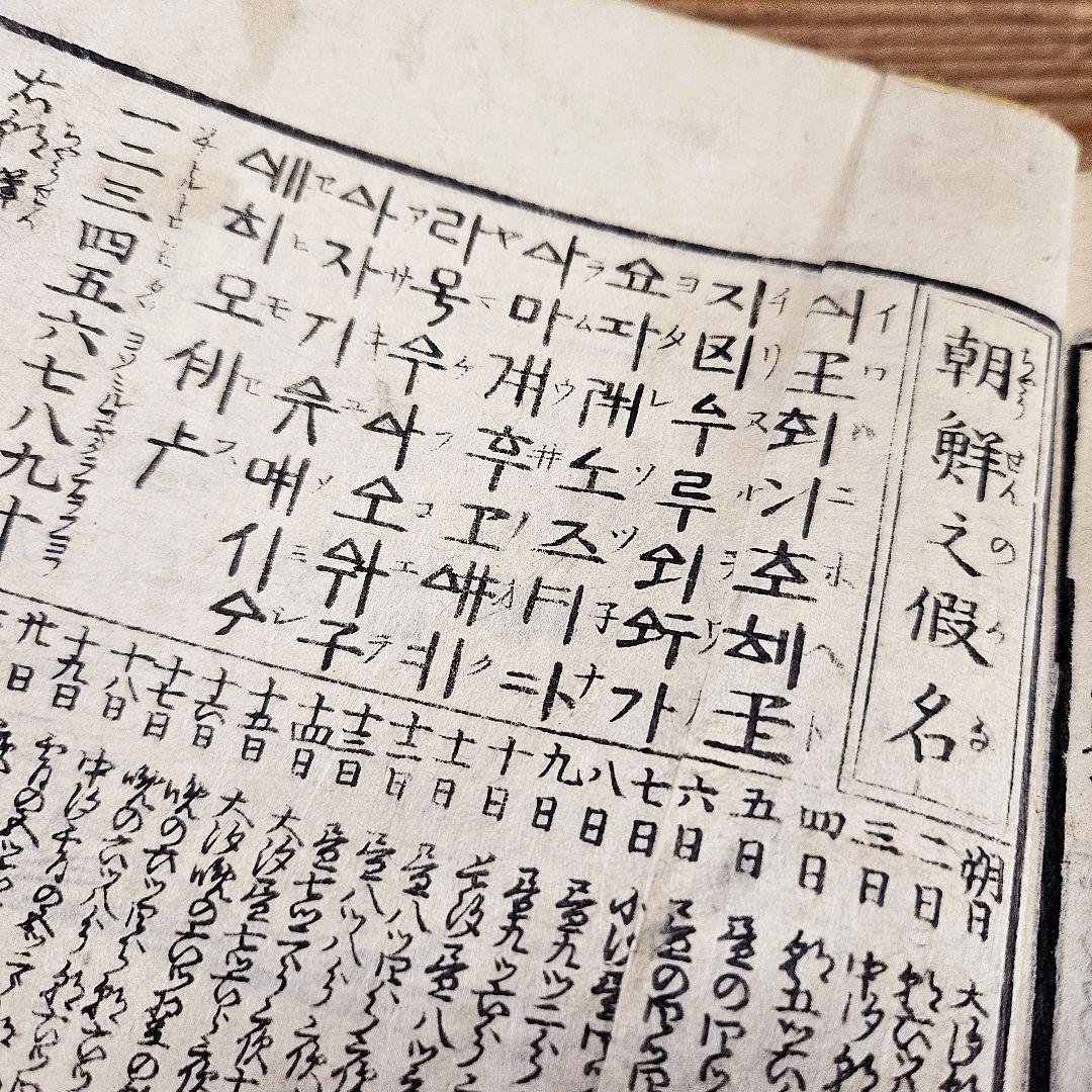 n9384 古い和本 永代節用無盡藏 巻の下のみ 江戸文久4年 絵入漢字 古書