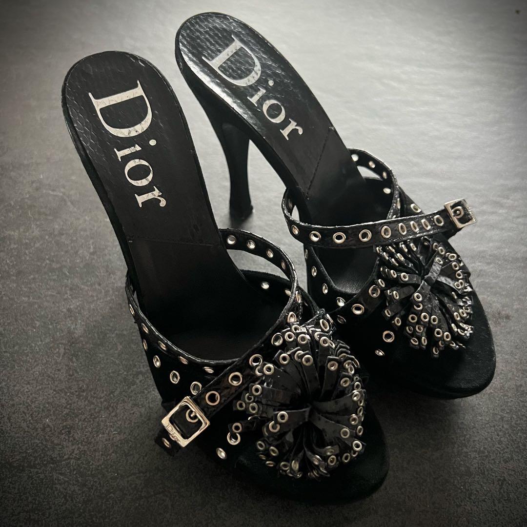 Dior ディオール　ミュール　ブラック