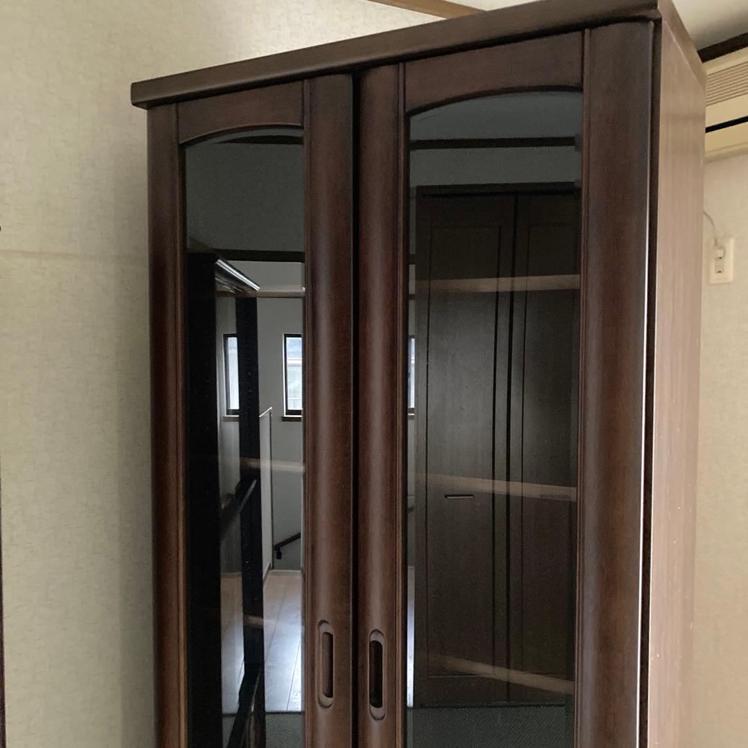 書斎本棚　食器棚　展示棚(モーブル家具)