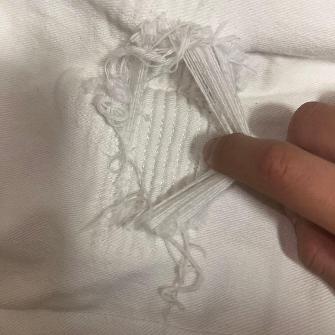 スリムフィットパンツ アミリ ミニマル パープル スビ