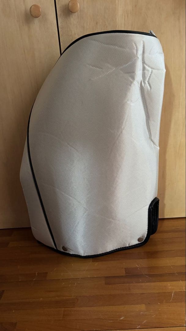 【Mr-K】HONMA キャディバッグ ホワイト/ブラック フード付き