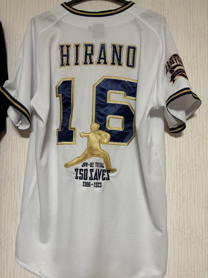 オリックスバファローズ　平野佳寿　ユニフォーム　Oサイズ