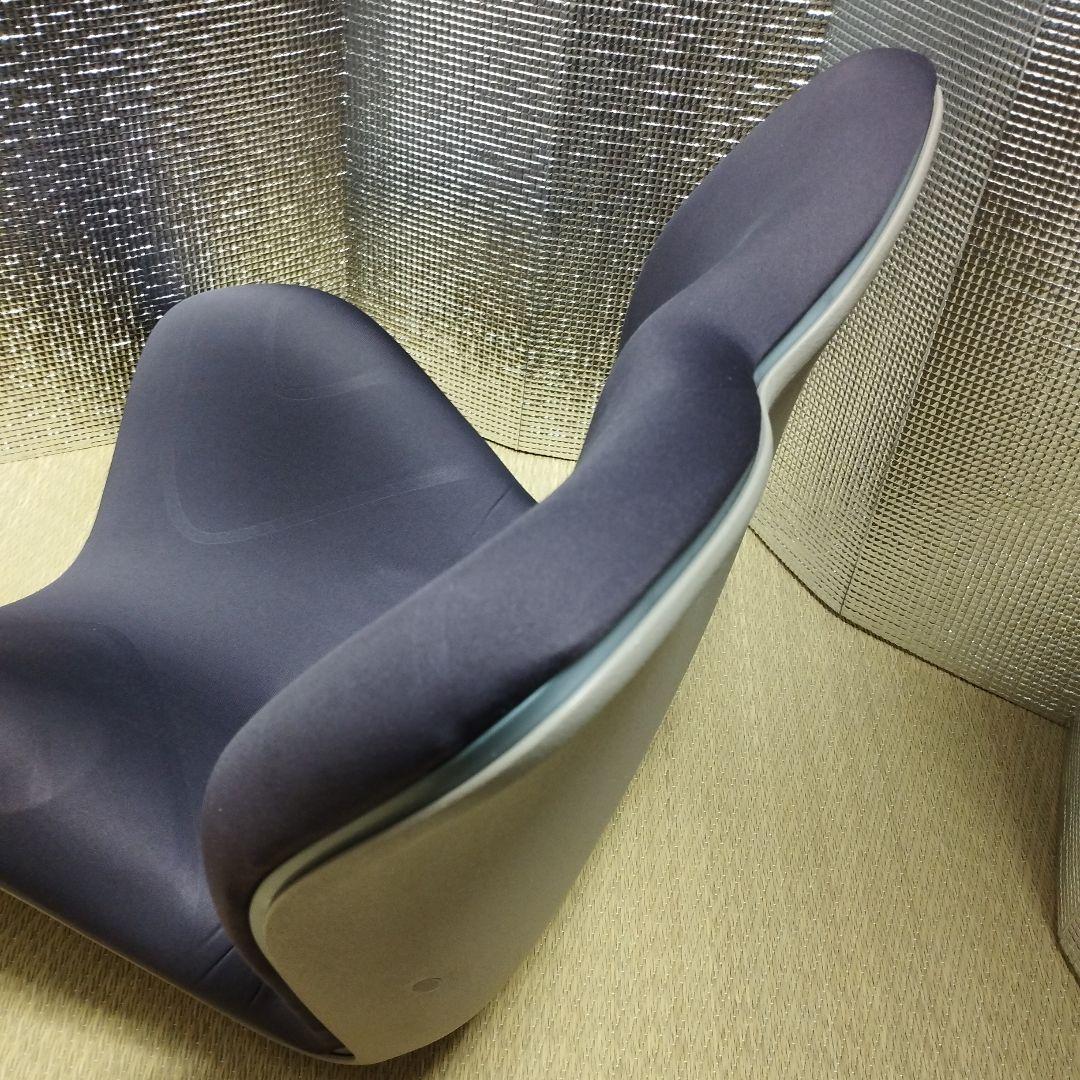 MTG Style Premium　バタフライ型クッションチェア ダークグレー