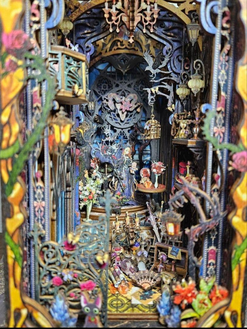 【期間限定値下】ドールハウス「魔女の宮殿」★ブックヌック★完成品★ドールハウス