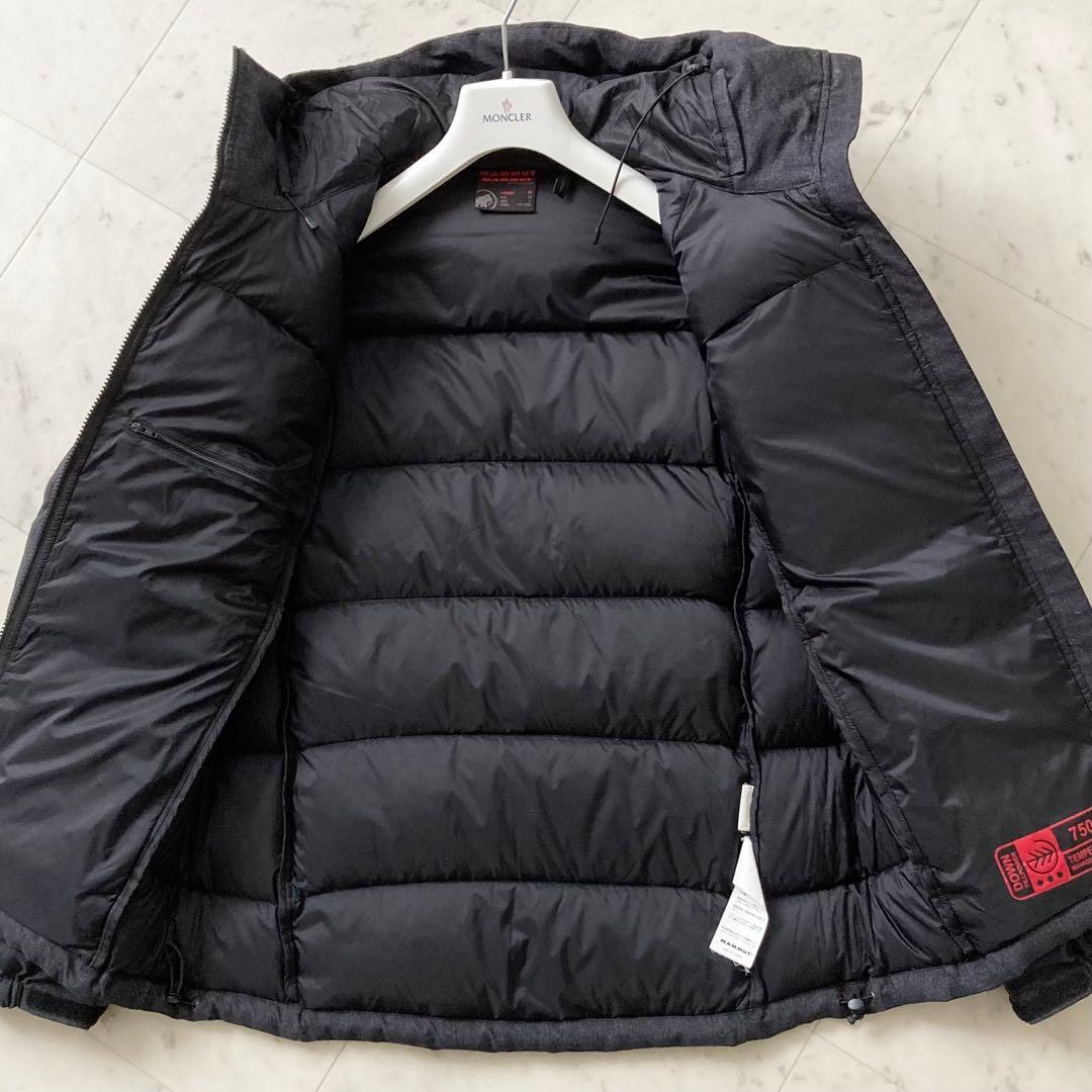 美品/L Mammut SERAC Down Hoody Herringbone