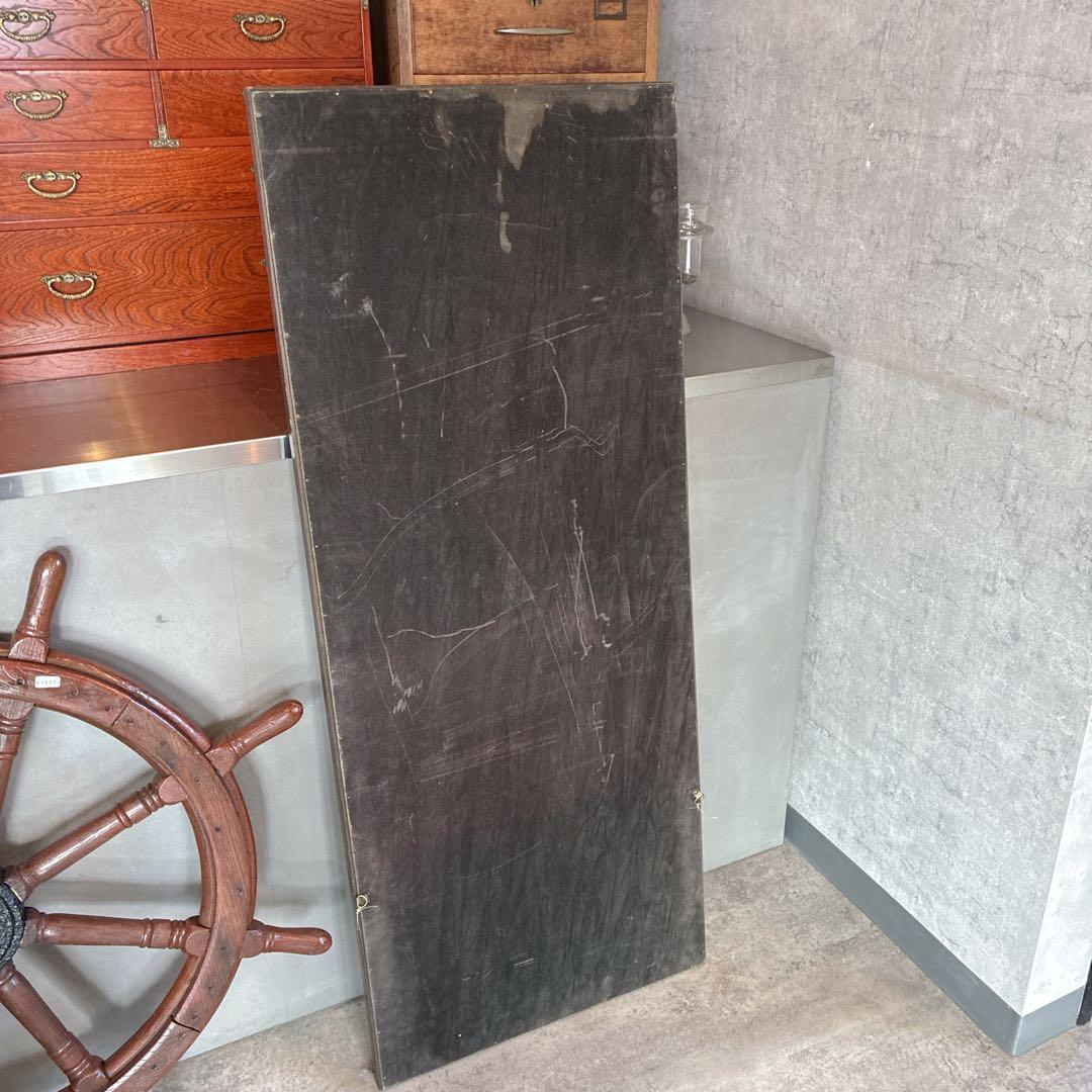 イタリア製　壁掛けミラー　木製