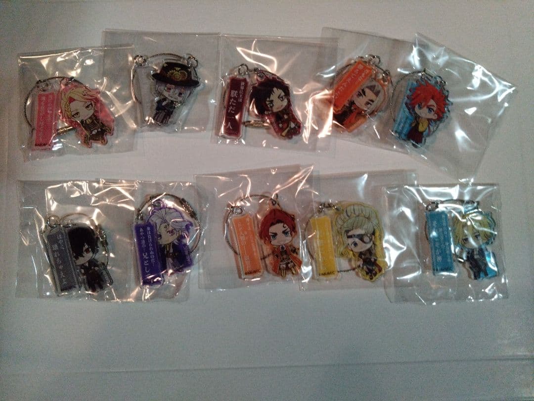 終末のワルキューレ 2連ミニアクリルキーホルダー 10種コンプセット