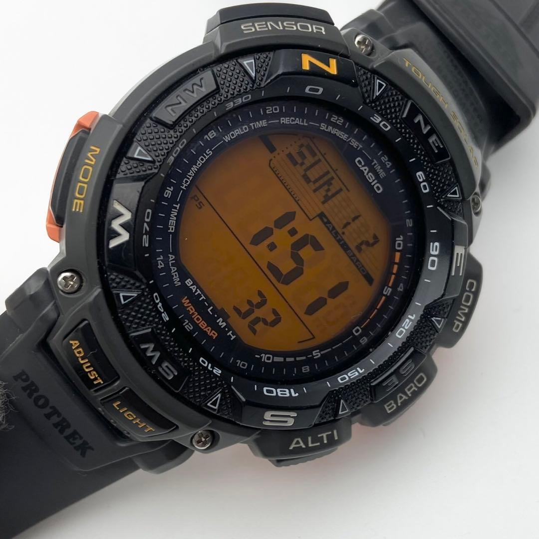 【稼働品】カシオ　プロトレック PRG-240 デジタル 腕時計