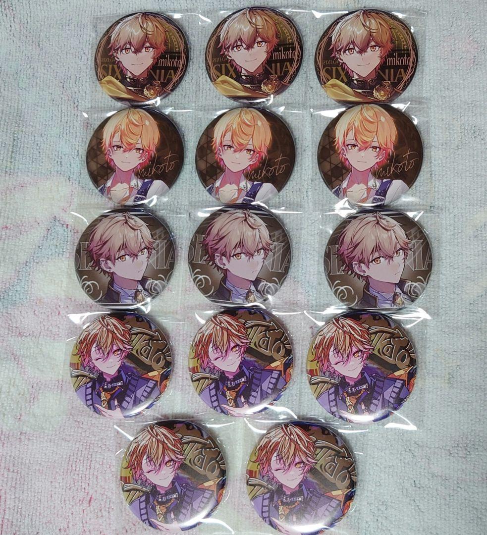 バラ可 シクフォニ 缶バッジ 第1弾 みこと スクレボ JJ SWG エンファン