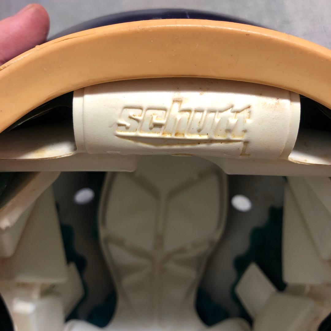 schutt 青 アメフトヘルメット 傷あり