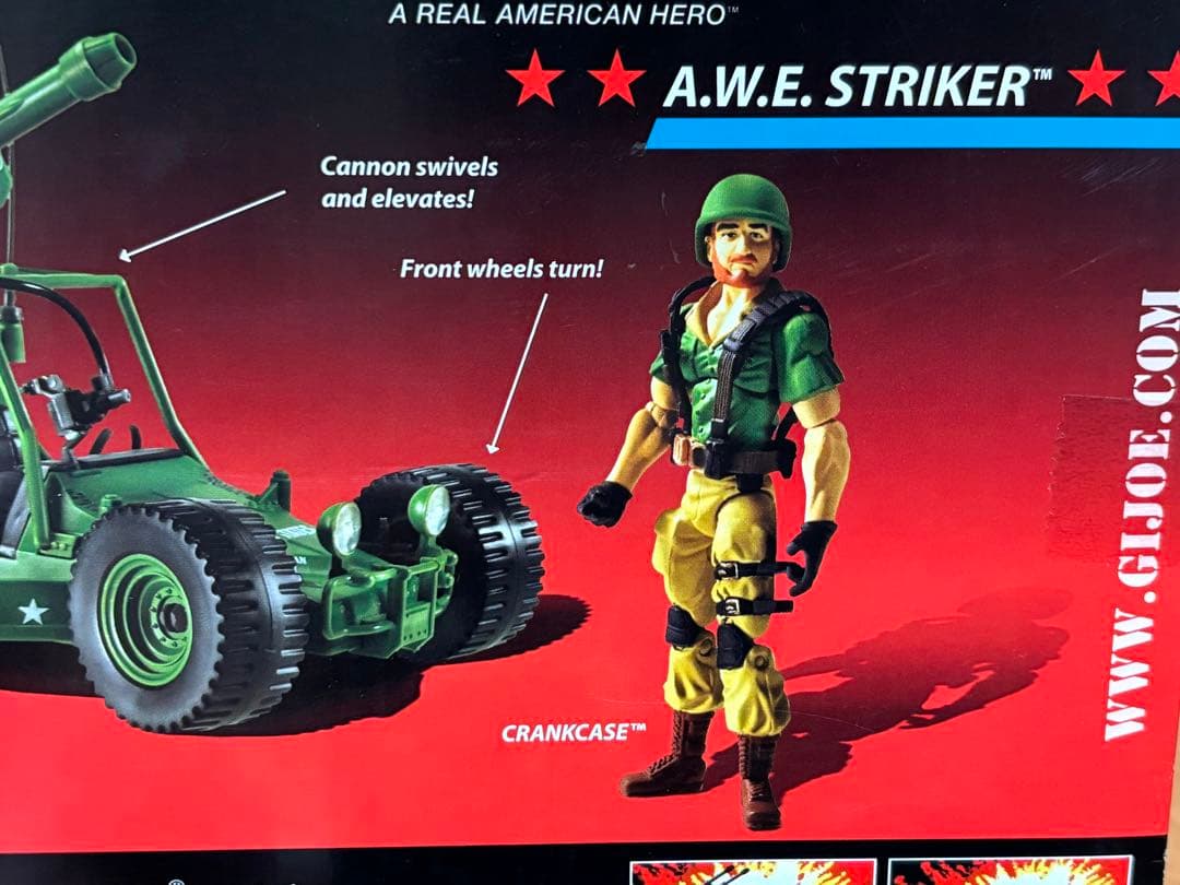 ハズブロ G.I.JOE A.W.E. STRIKER アクションフィギュア