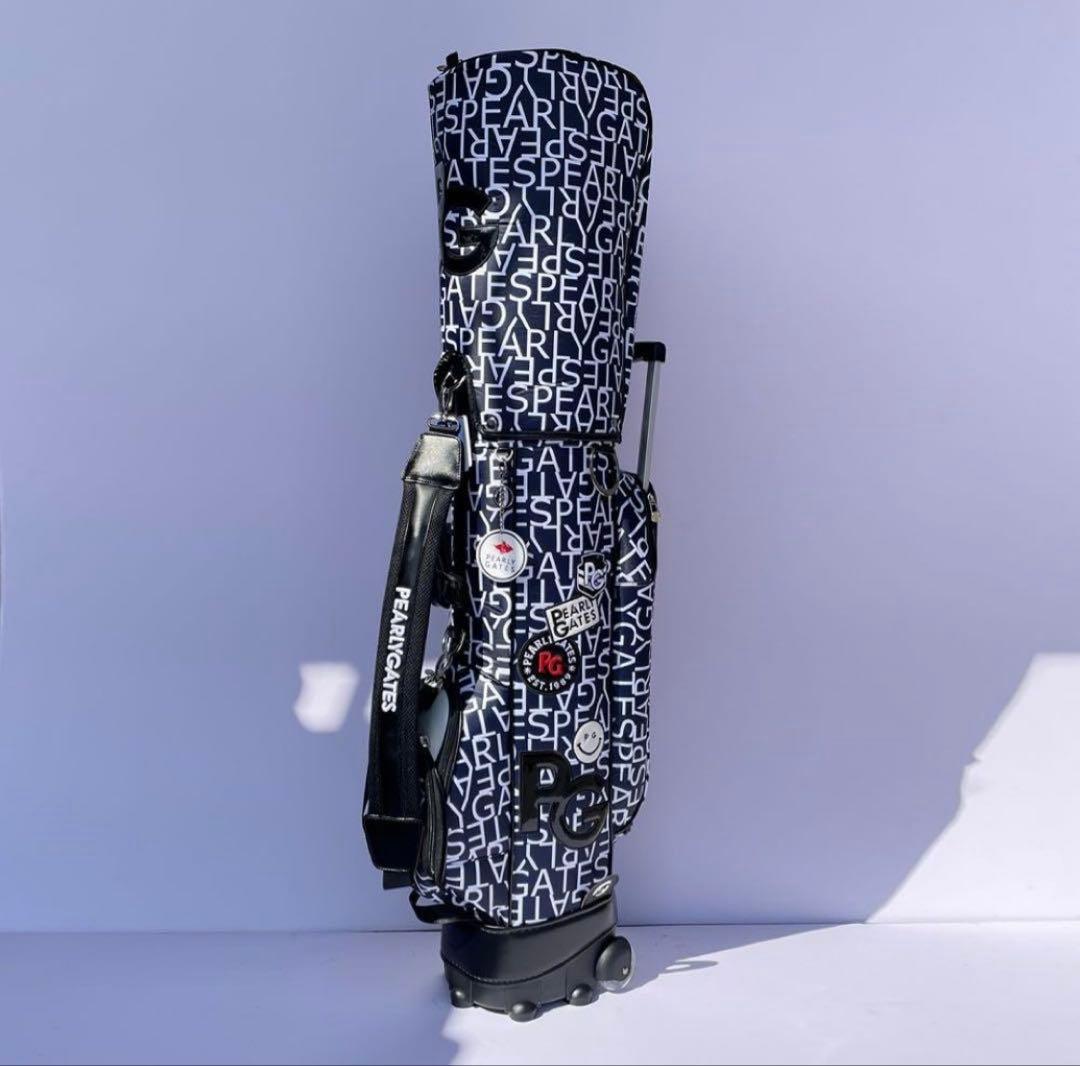 PEARLY GATES キャディバッグ ゴルフバッグ　女性用　キャスター付き