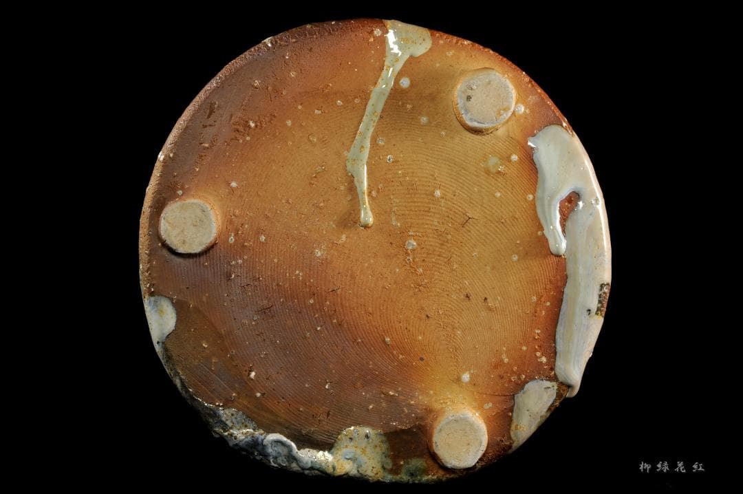 十三代 坂田泥華 萩耳付灰被 水指 淡々斎書付 共箱 茶道具 天耳庵 最上位作品