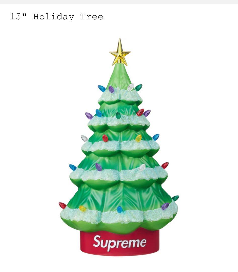 小物 supreme 15 holiday tree green
