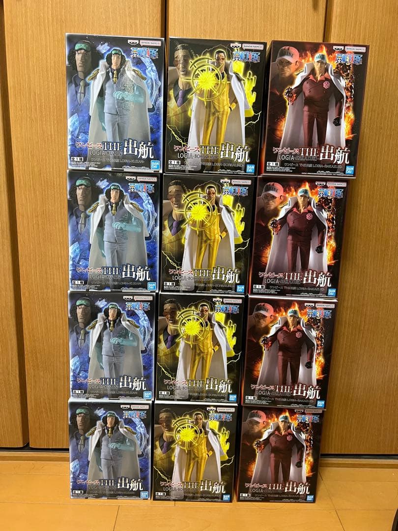 ワンピース THE出航 LOGIA 三大将 フィギュア 3種セット 全12体
