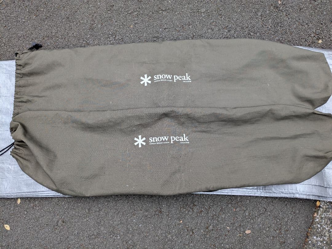 スノーピーク　ローチェア30　カーキ　2脚セット旧タイプ　廃盤品キャンバス