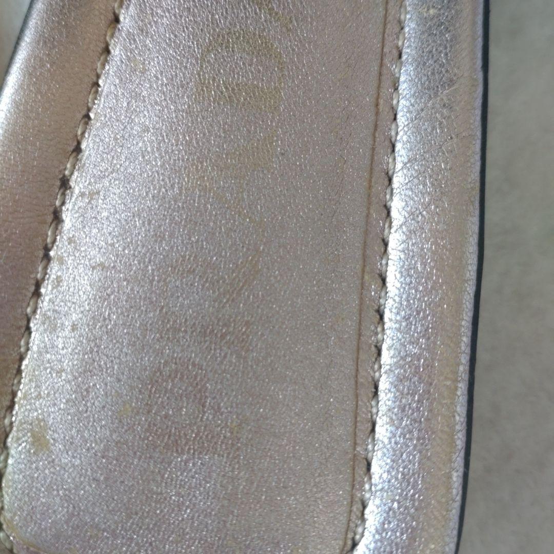 PRADA メタリックディスクミュール オレンジ