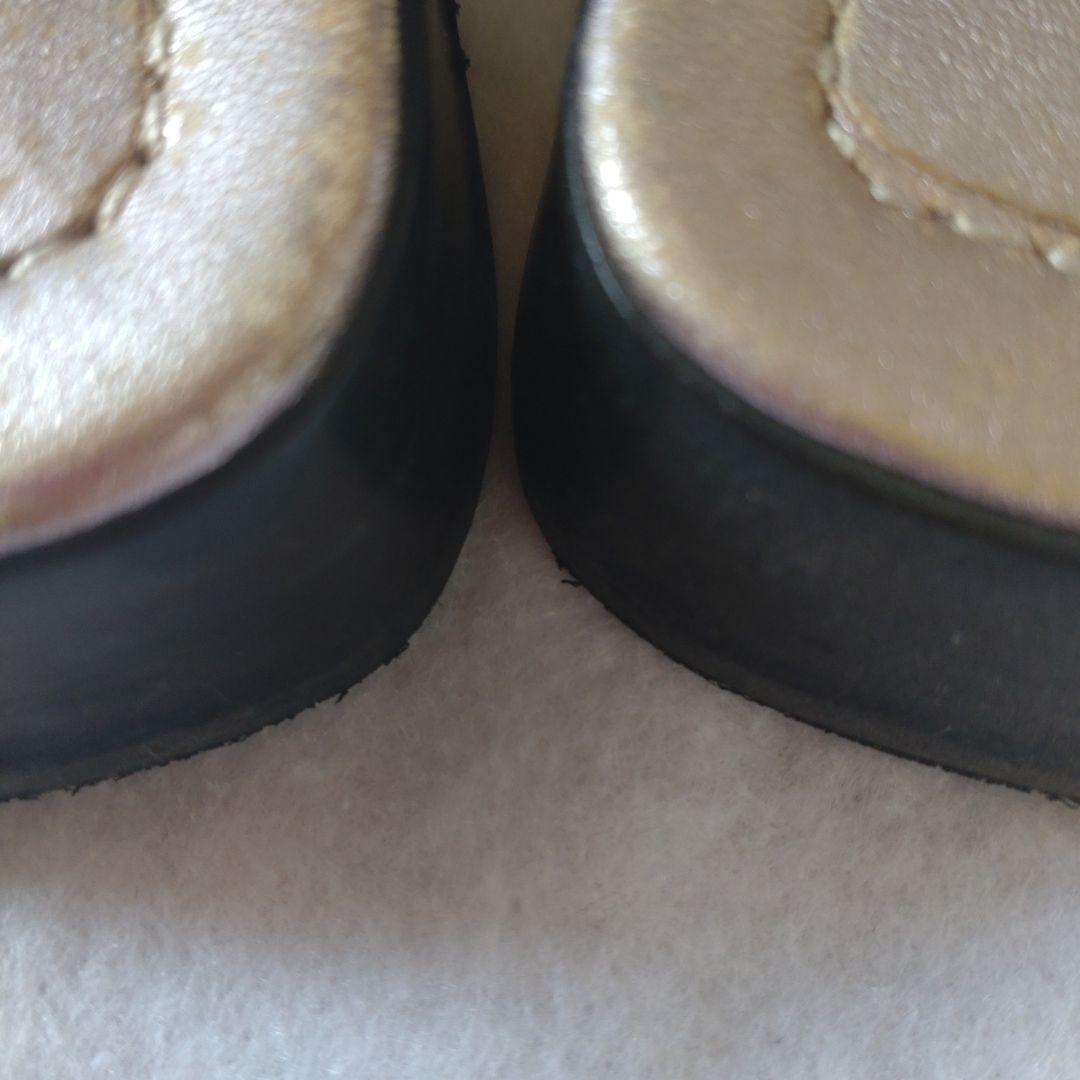 PRADA メタリックディスクミュール オレンジ