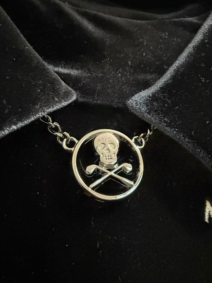 MARK & LONA ベルベットシャツ 黒