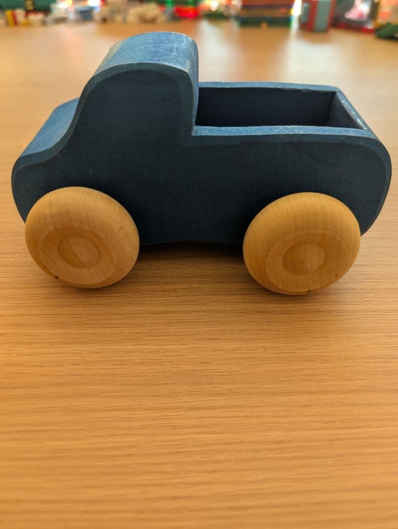 木製カラフル車おもちゃ3台セット　グリムス