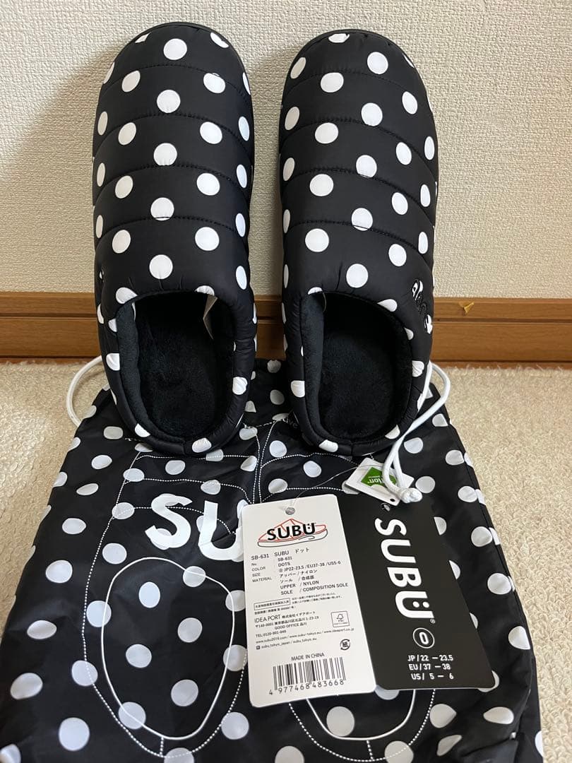 【新品】スブ SUBU DOTS ドット 0 (22.0-23.5cm)