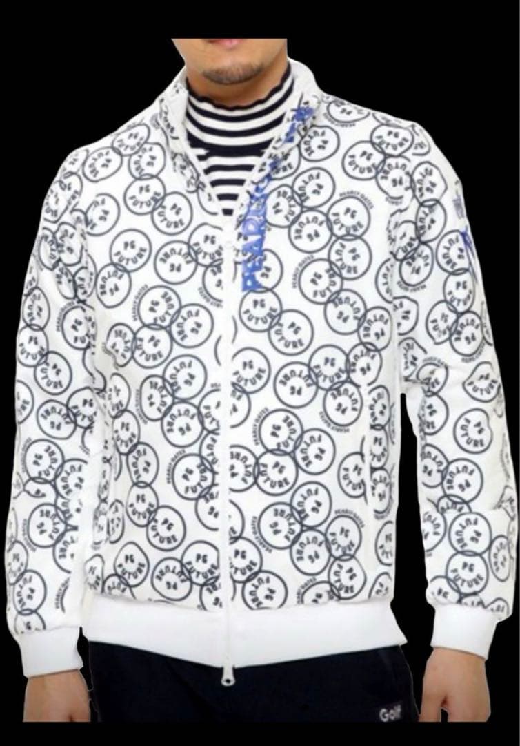 美品　定価6万　パーリーゲイツ リバーシブル 4way中綿ブルゾン ニコちゃんＳ