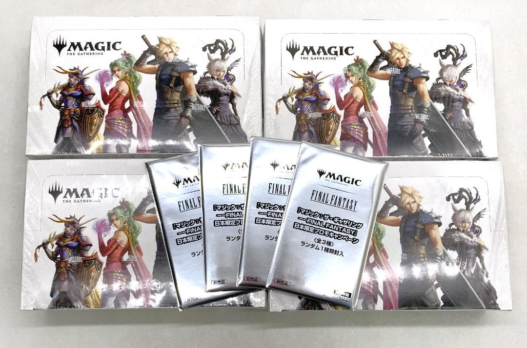 【新品】　MTGファイナルファンタジー　プレイ・ブースター　日本版　4BOX　D