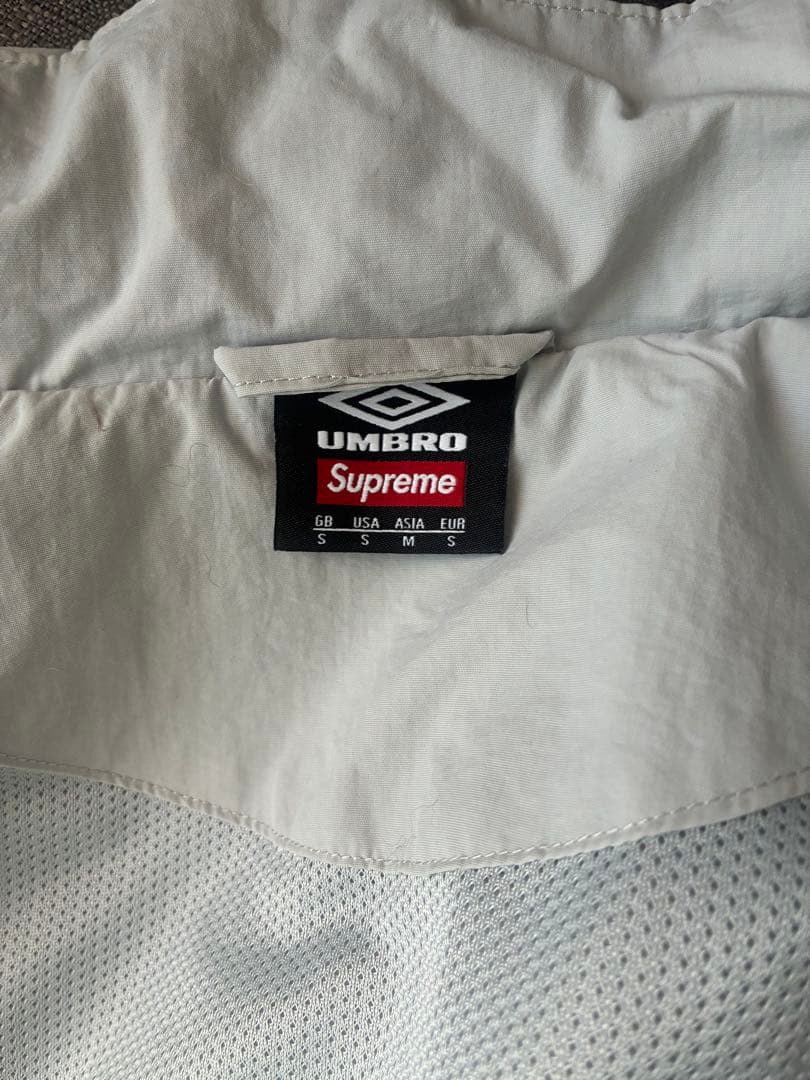 ジャケット・アウター supreme x umbro track jacket s