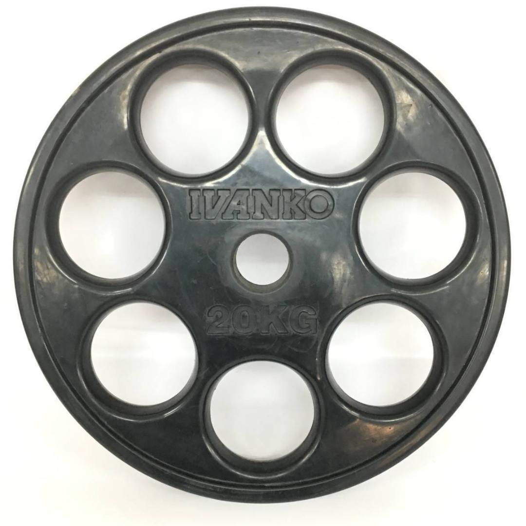 IVANKO イヴァンコ オリンピックラバー プレート 20㎏×2 計40㎏