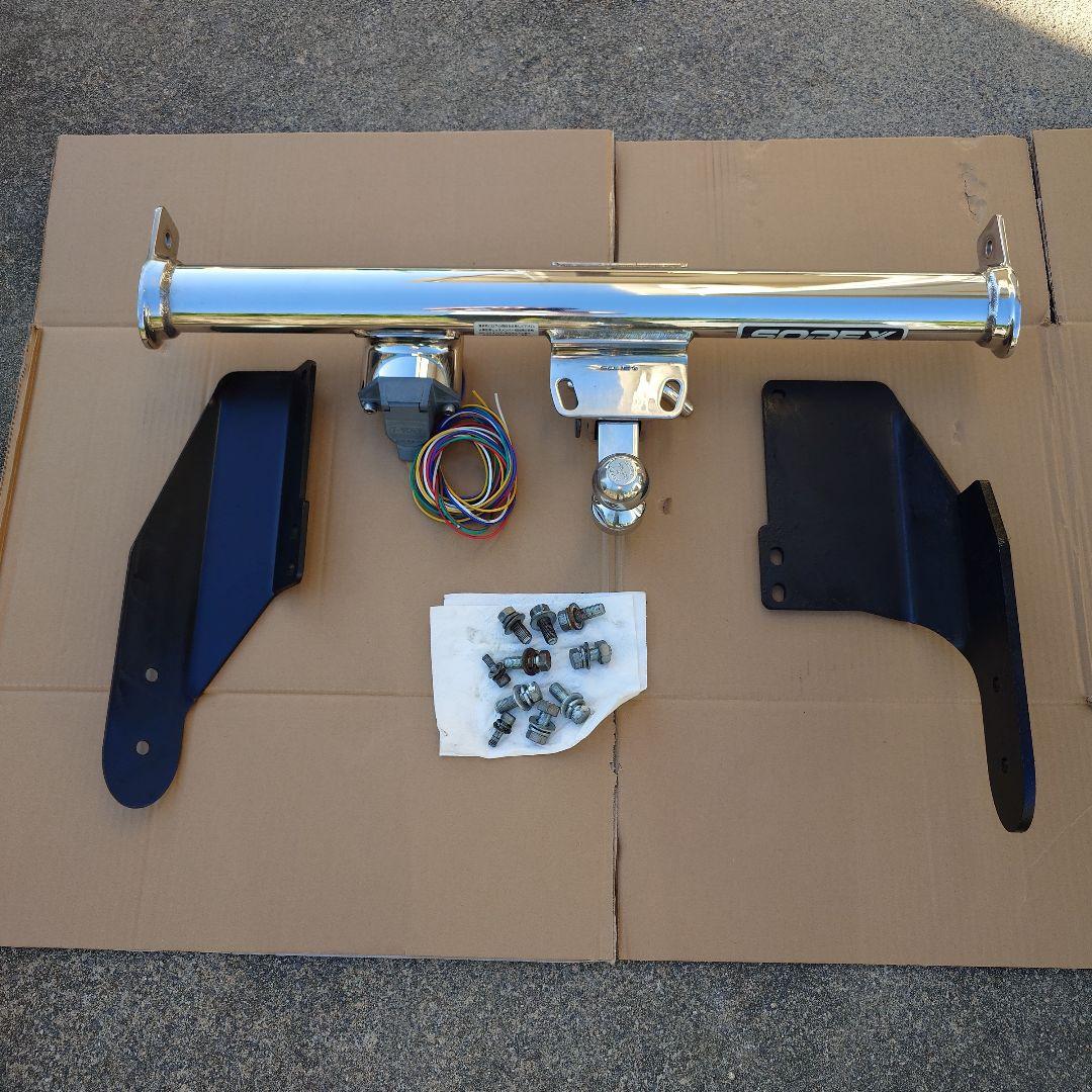 150　プラド　SOREX トレーラー用ヒッチ ステンレス　ヒッチメンバー