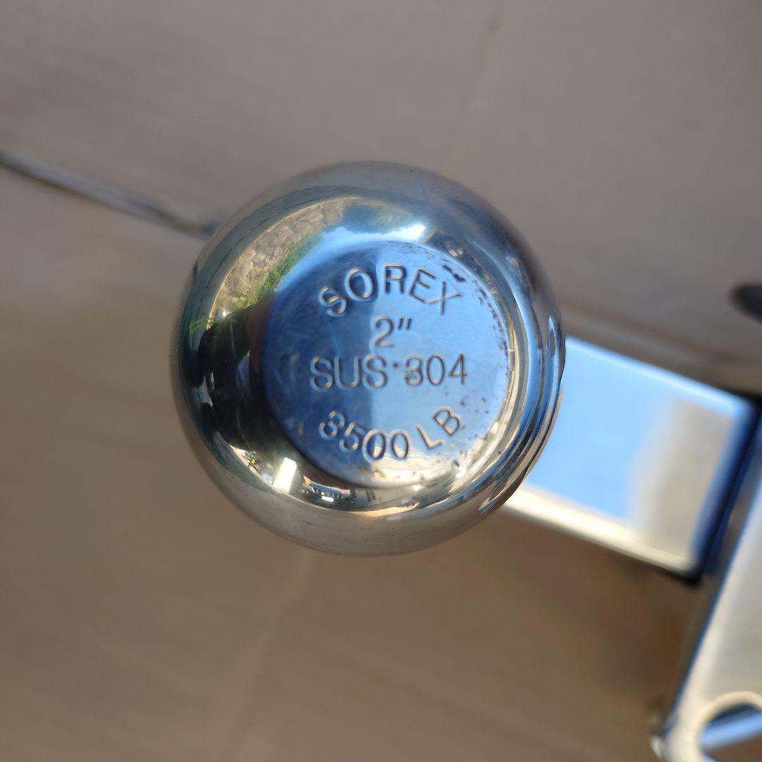 150　プラド　SOREX トレーラー用ヒッチ ステンレス　ヒッチメンバー