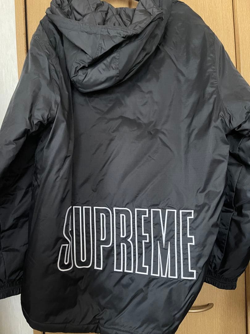 Champion × Supreme ナイロンジャケット M 黒