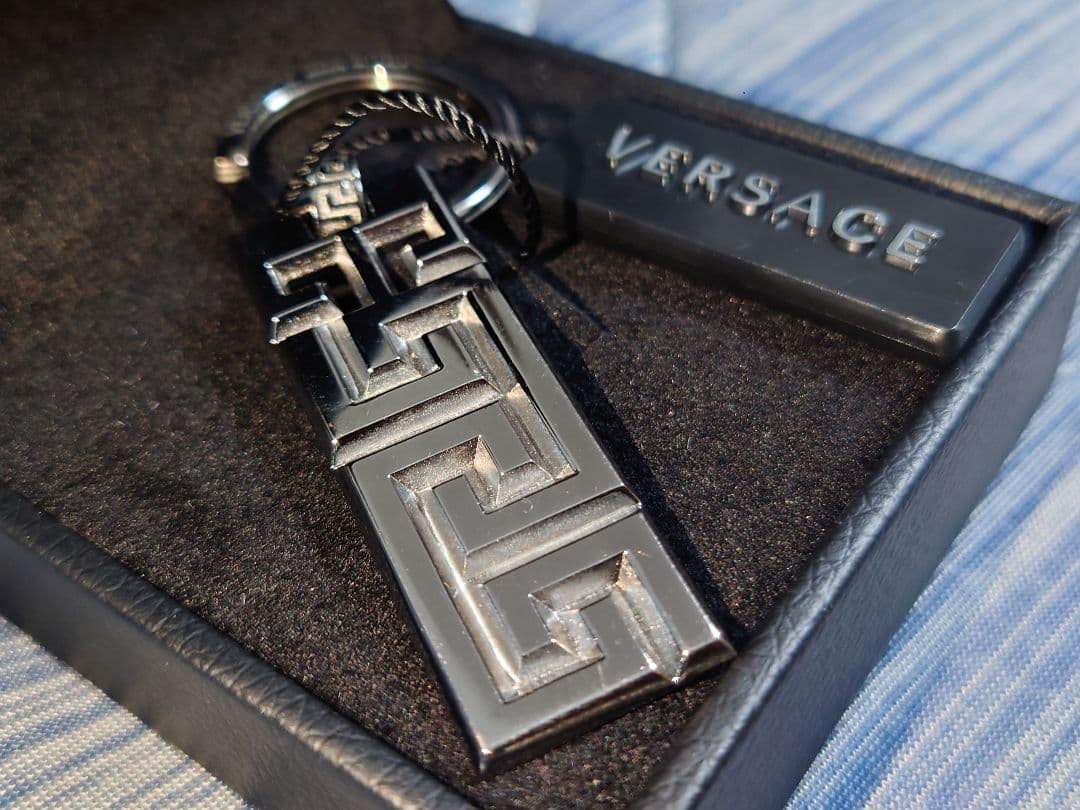 VERSACE ギリシャキー キーホルダー