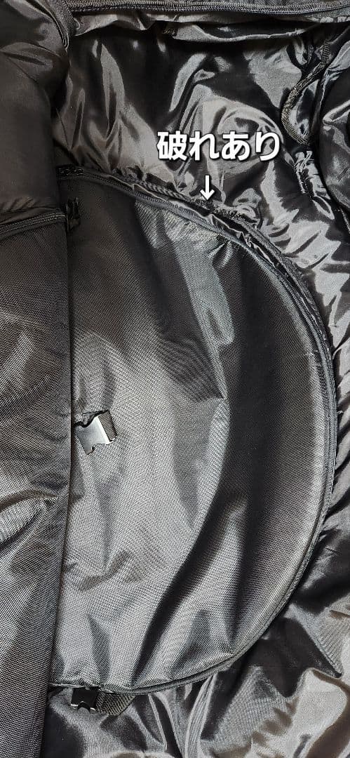 輪行バックPremier プレミア　キャスター付き輪行バッグ補修痕有り