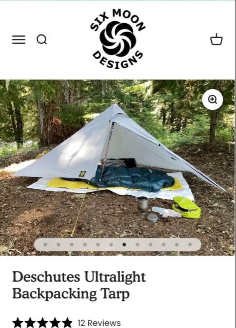 テント・タープ Deschutes Ultralight Backpacking Tarp