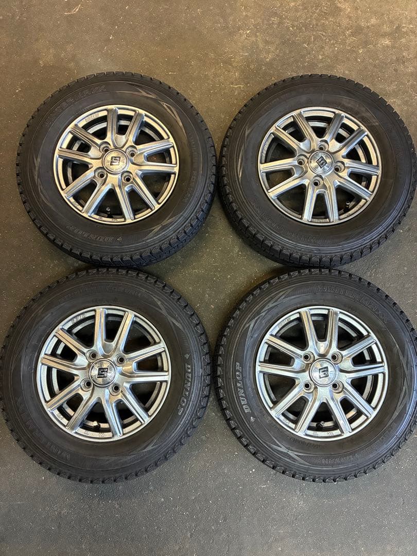 145/80R12LTスタッドレスセット❗️