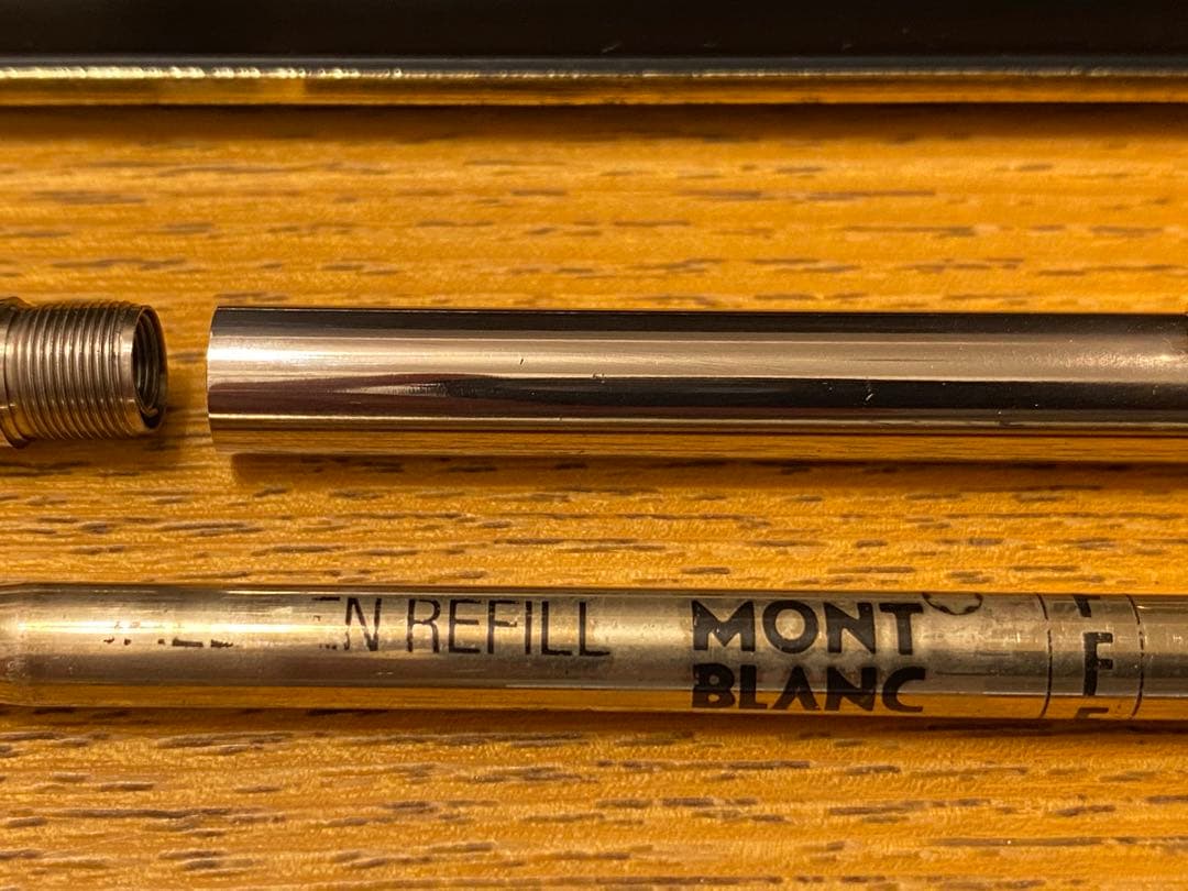 【美品】MONTBLANC モンブラン ノック式ボールペン ノブレス