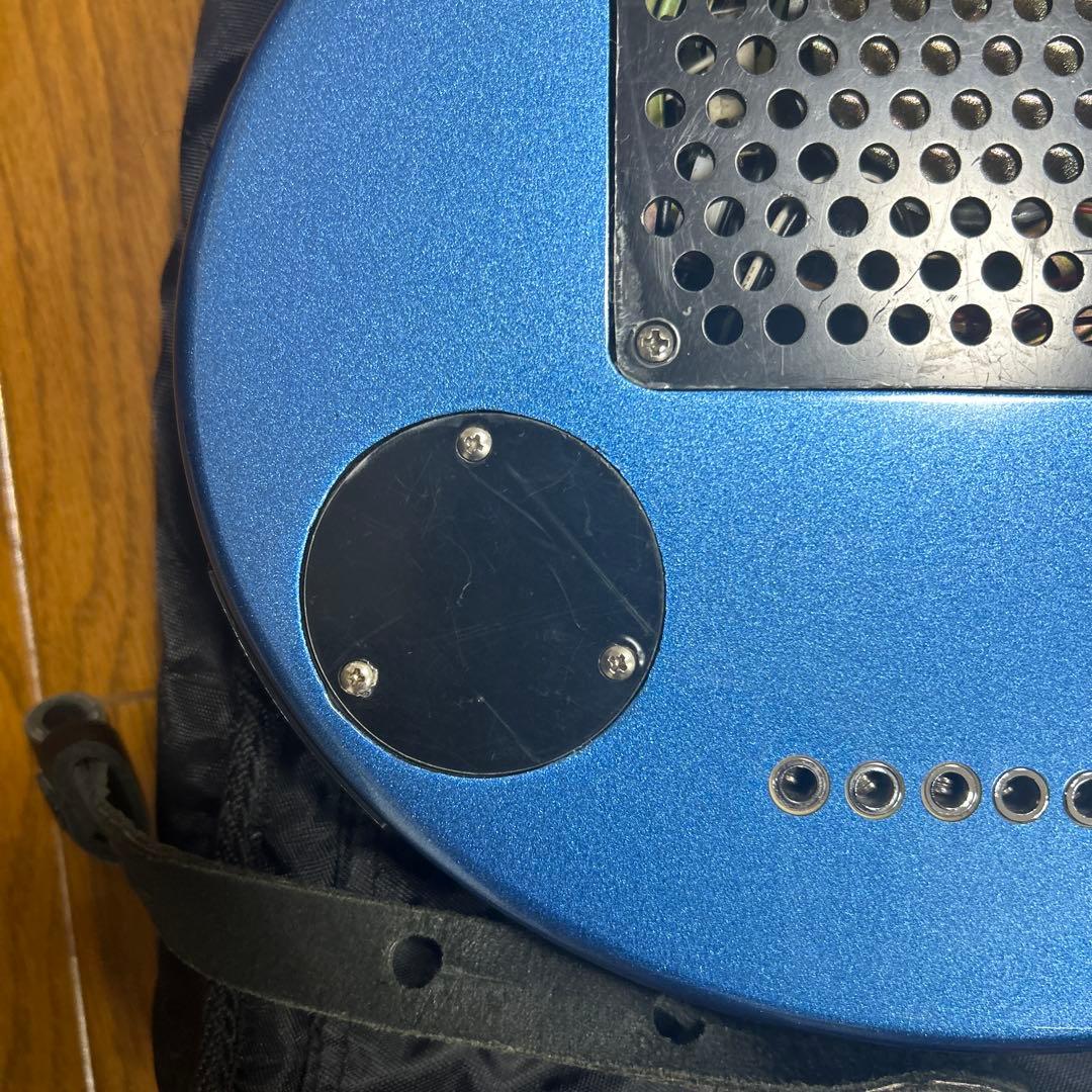 ピグノーズ　pignoseアンプ内蔵エレキギター　ブルーメタリック　楽器店整備品