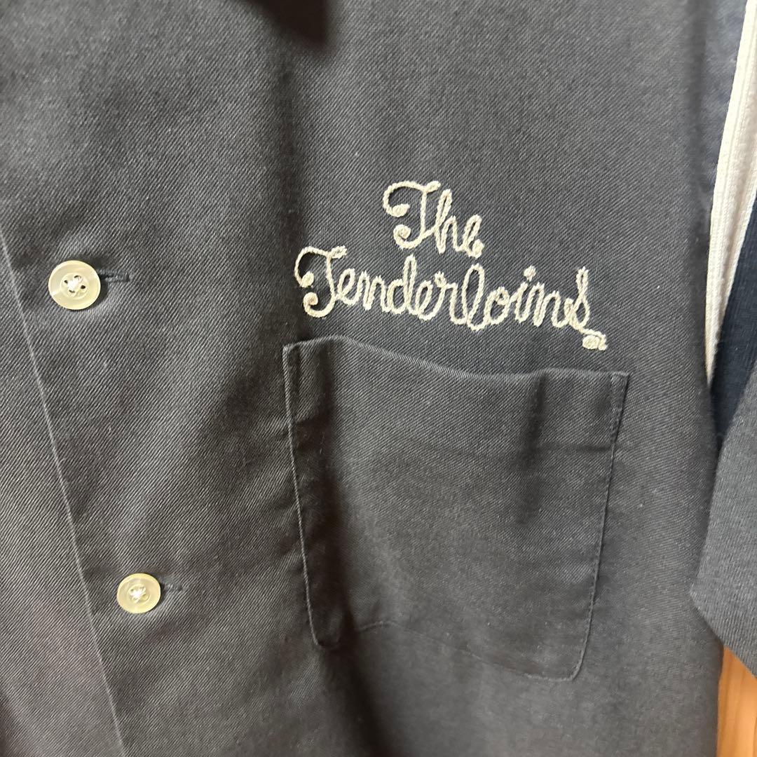 テンダーロイン　ボーリングシャツ半袖　黒　Ｓ